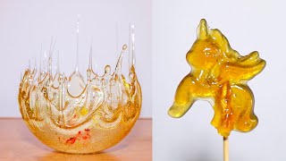 Карамельный декор. Ваза из карамели. Леденцы на палочке | DIY Homemade Lollipops & Sugar Bowl