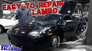 Really, an easy to repair supercar! CAR WIZARD shows just how simple this '07 Gallardo is to work on