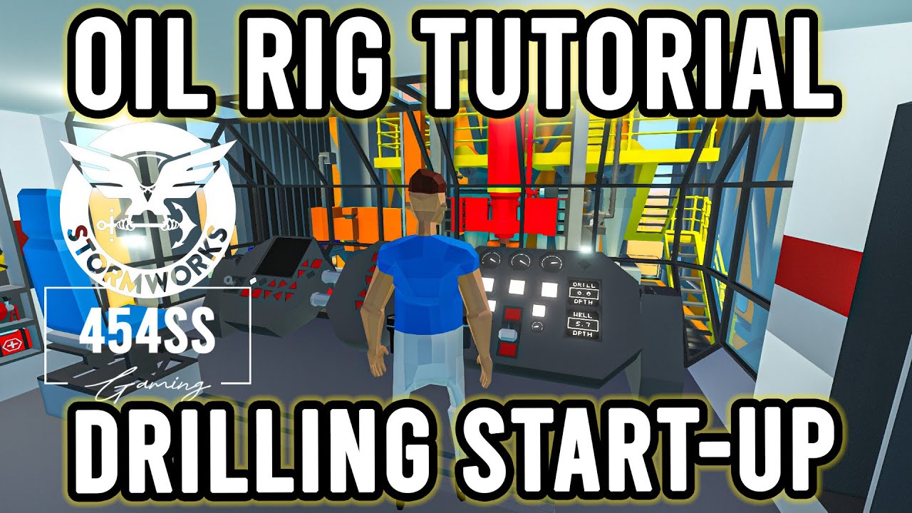 Stormworks: ALTArig Oil Rig Drilling Start-Up Tutorial - YouTube