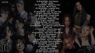 PLAYLIST ‘BTS (방탄소년단) \u0026 BLACKPINK (블랙핑크)’ 💜🖤💕