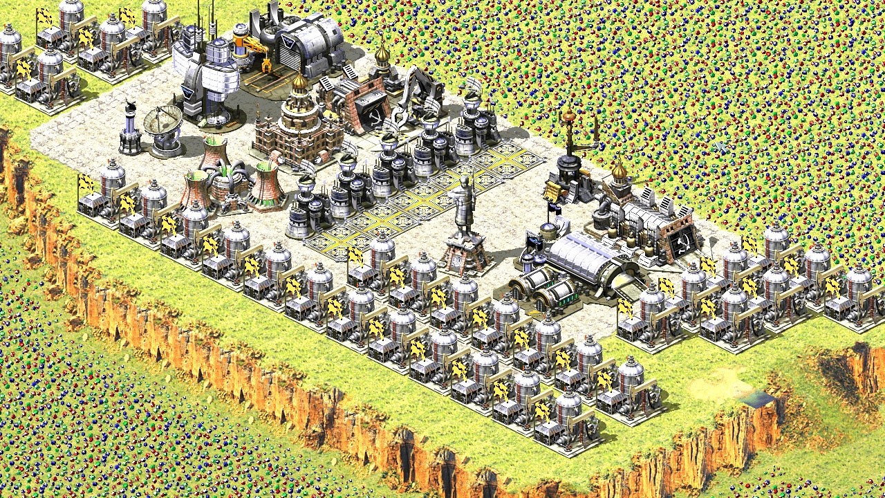 Tiwce as nice map - Extreme beta ai -Red Alert 2 | Yuri's Revenge | 7 vs 1