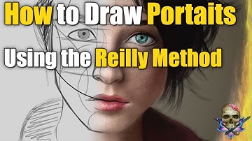 How to Draw a PORTRAIT Using the REILLY METHOD - Art Tutorial / Time Lapse