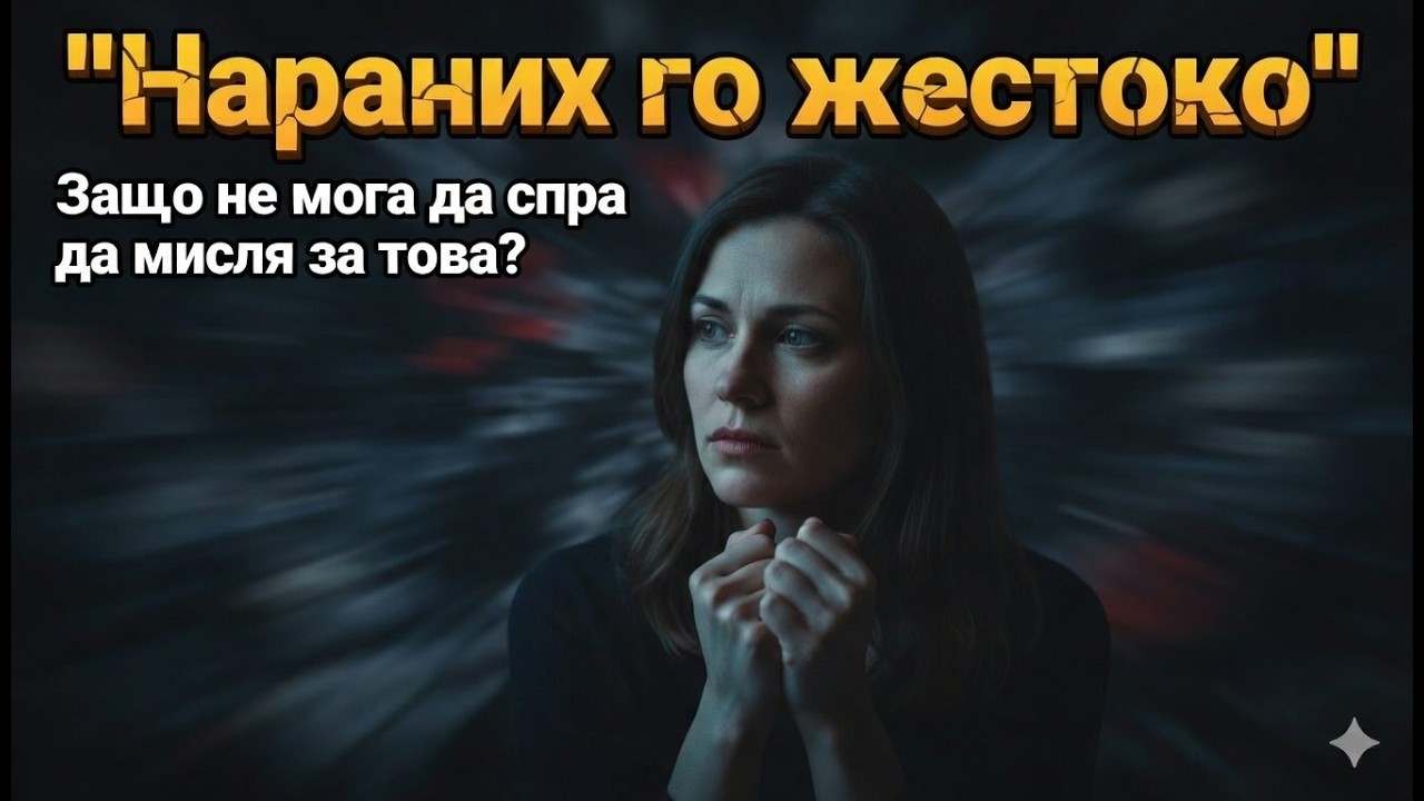 „Нараних го жестоко“: Защо не мога да спра да мисля за това?