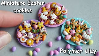 Miniature Easter cookies🩷🐣🩷Polymer clay