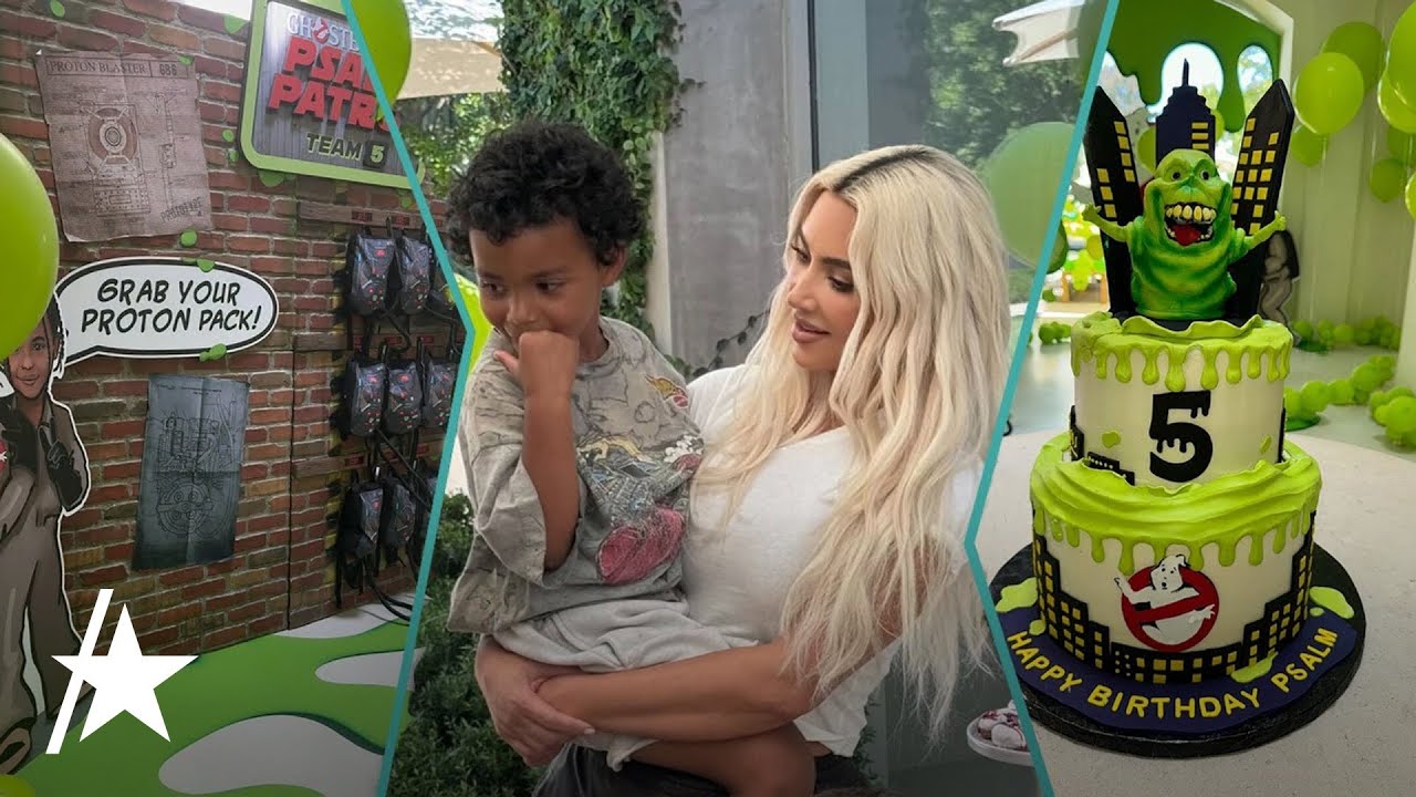 Kim Kardashian Celebrates Son Psalm's 5th Birthday with 'GHOSTBUSTERS' Theme