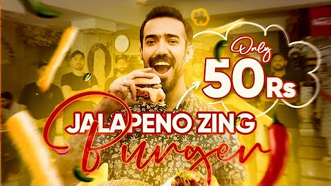 Only 50 Rs Jalapeno Zinger Burger | I 8 Markaz | Islamabad | Mehanti Homeez Series