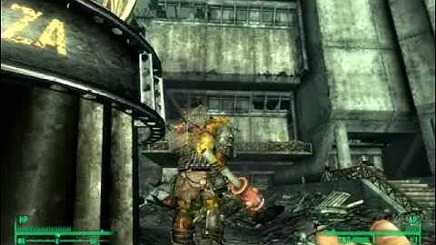 Fallout 3 - Flying super mutant behemoth!