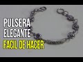 Pulsera Elegante Facil de hacer| Bisuteria