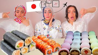 تحدي الأكل الياباني (سوشي )🍣🇯🇵