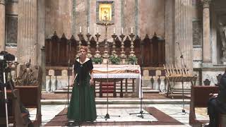 O Mio Babbino Caro Puccini Aria - Lesia Svystun( Леся Свистун) Rome. Pantheon