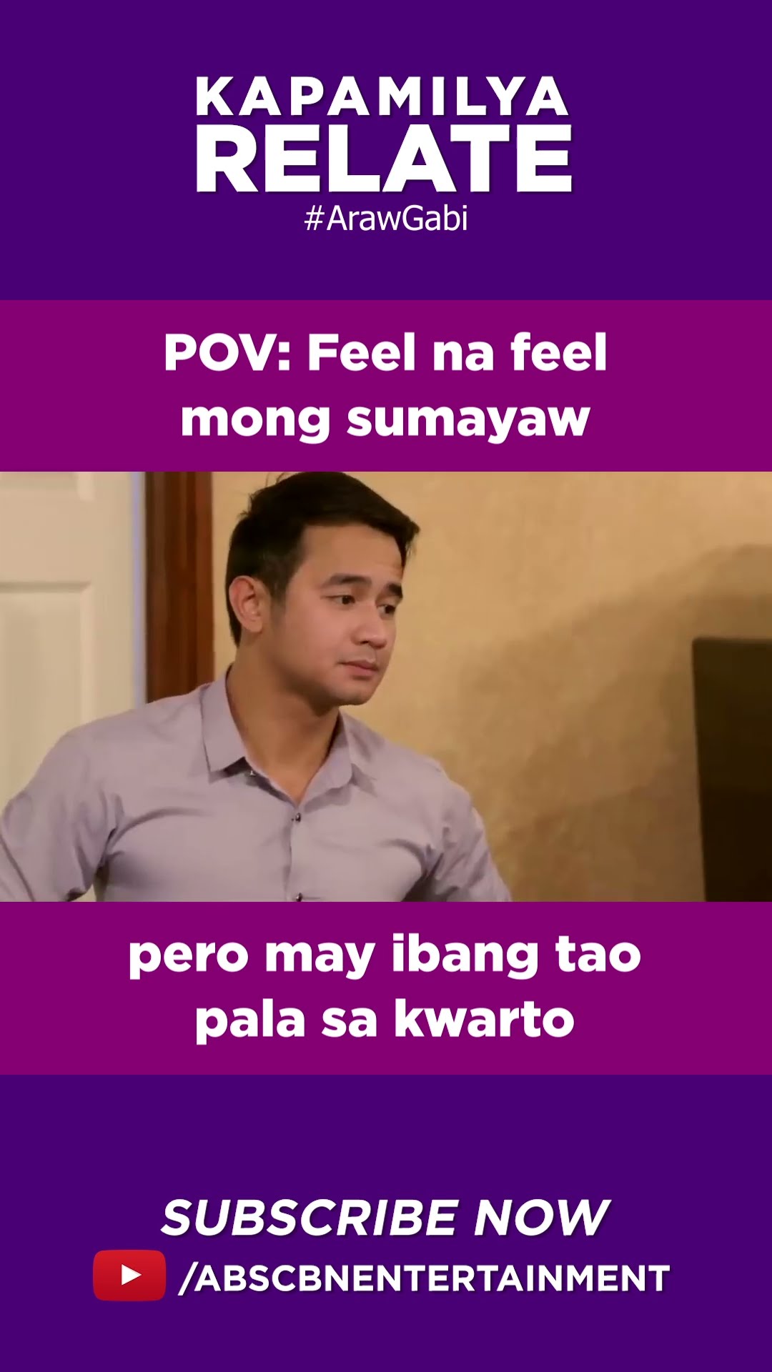 Feel na feel mong sumayaw pero may ibang tao pala sa kwarto | Kapamilya Shorts