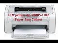 fix printer hp laerjet p1102 paper jam