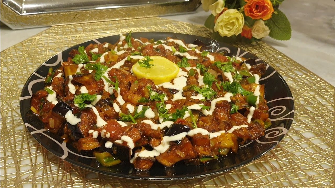 حمسة باذنجان بطريقة سريعة وطعم إدمااان 👌🔥 Delicious Eggplant Hamsa