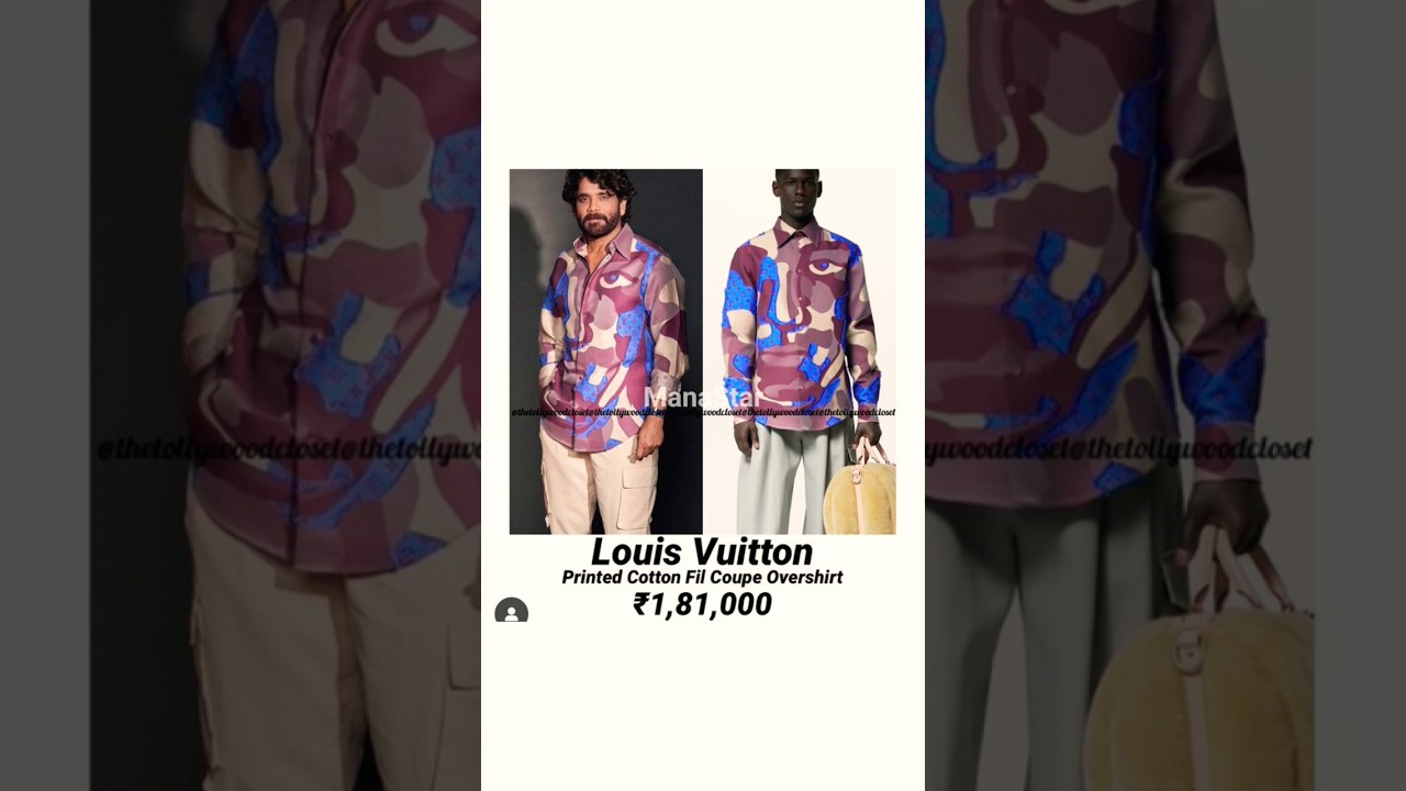 Louis Vuitton Printed Cotton Fil Coupe Overshirt