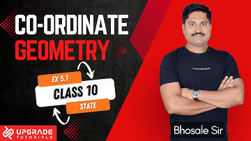 5. Co-ordinate Geometry | Class 10 State Geometry | MH Board | Ex 5.1 By Bhosale Sir