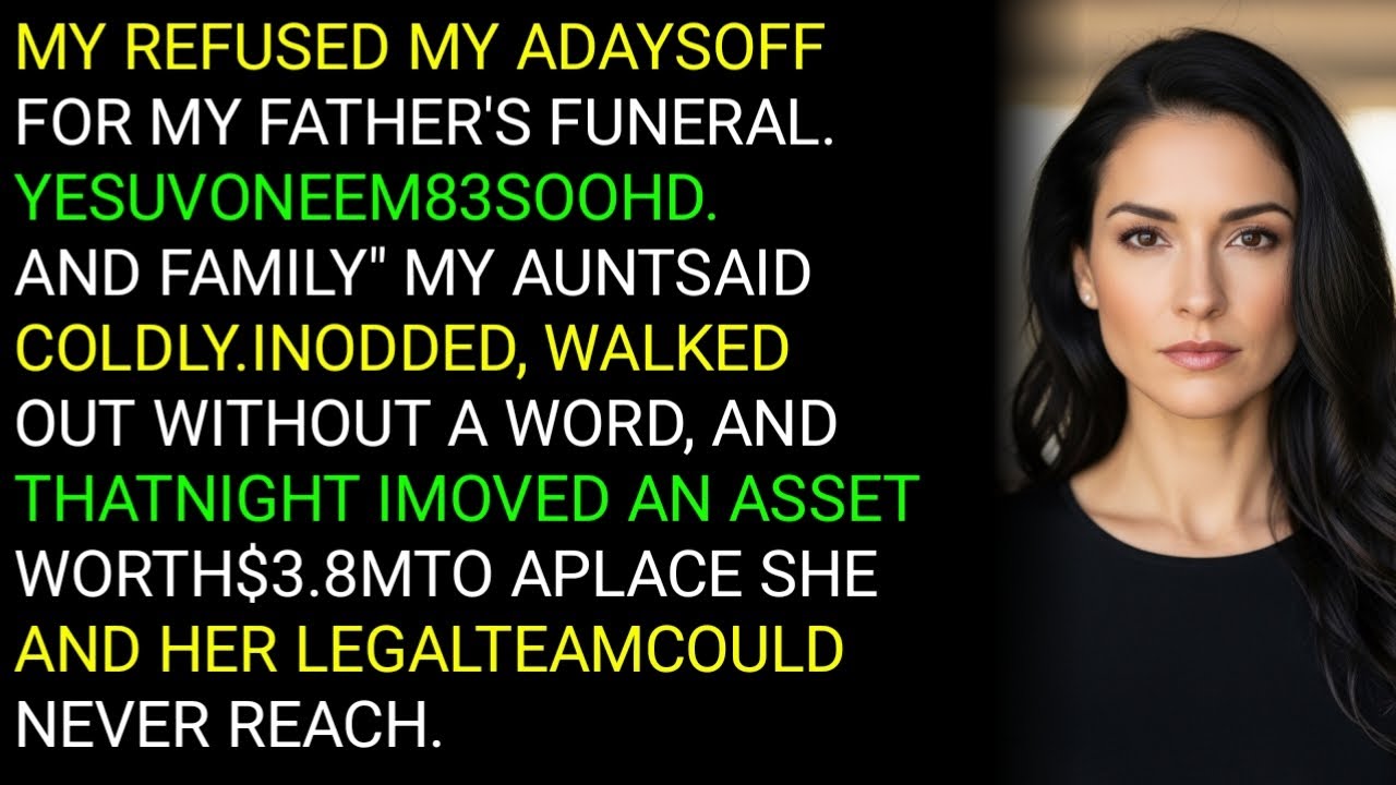 MY REFUSED MY ADAYSOFFFOR MY FATHER'S FUNERAL.YESUVONEEM83SOOHD.AND FAMILY