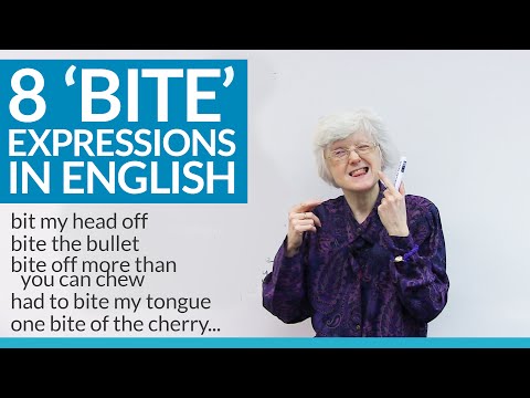8 Expressions using BITE in English