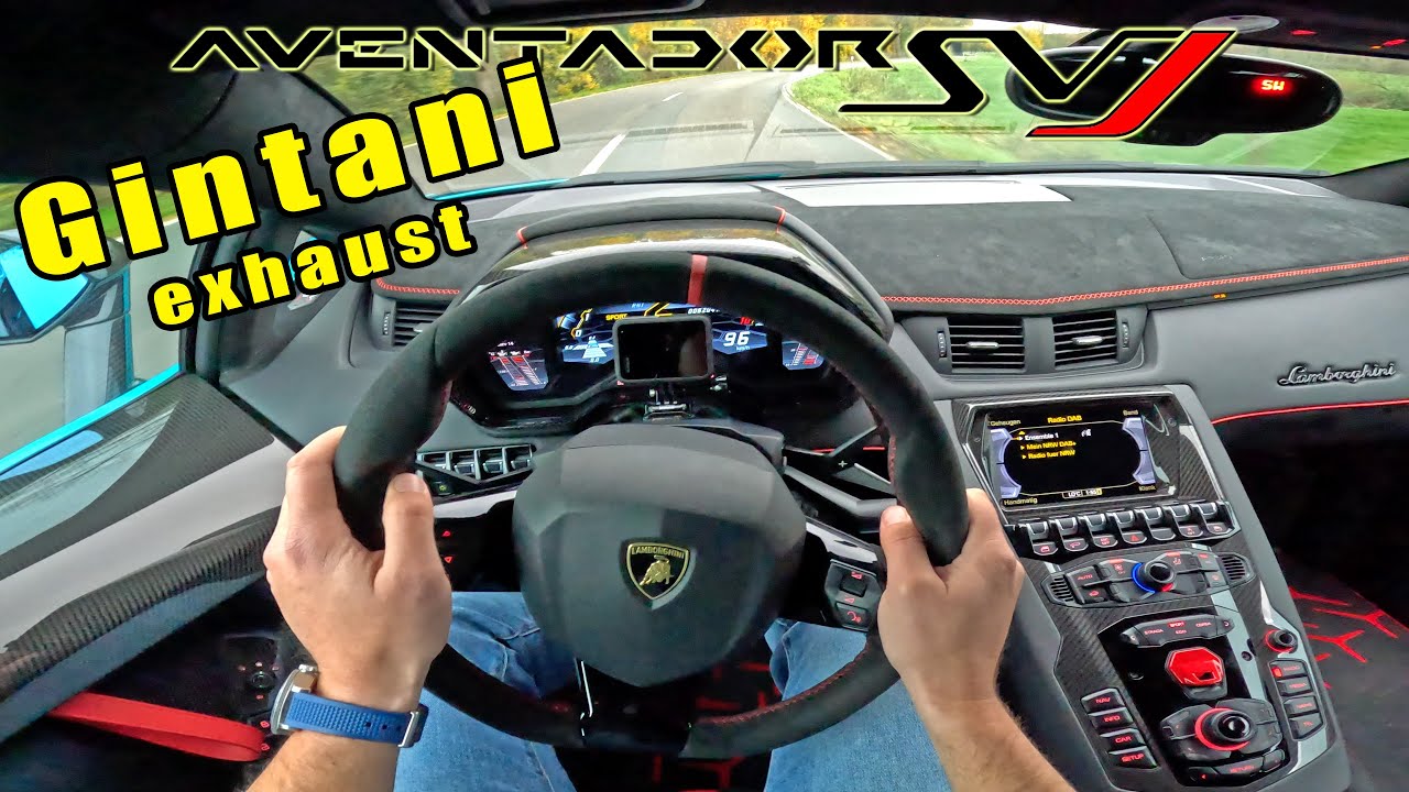 Lamborghini Aventador SVJ * 9000RPM F1 V12 SOUND* POV