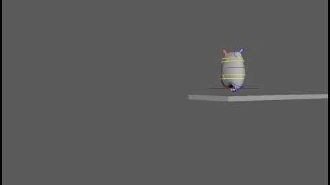 Flour sack Animate running