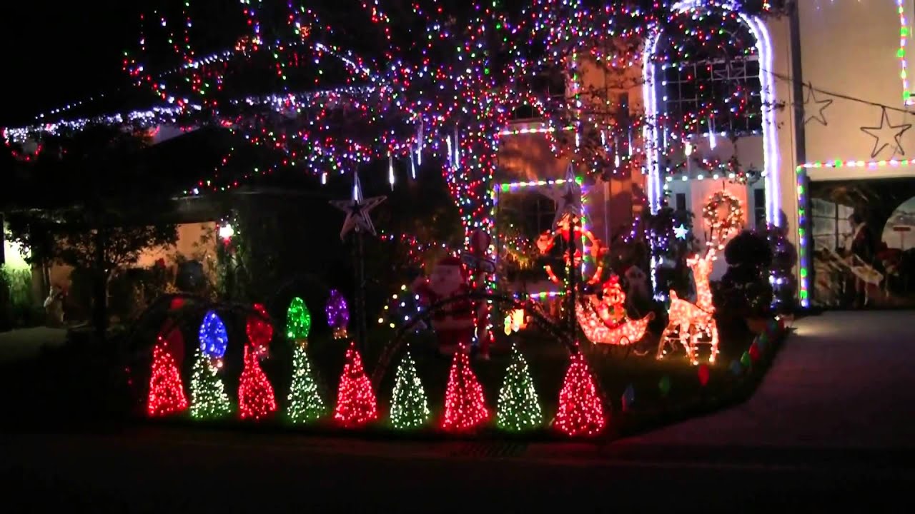 Berry Christmas Light Show 2015 Vero Beach FL YouTube