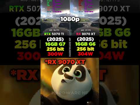 RTX 5070 TI VS RX 9070 XT #shorts #pcgaming #pc #graphicscard #gpu #gaming #comparison