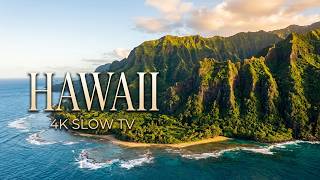 The most Stunning Hawaii Aerials 🏝️4K Slow TV 🌴 Nature & Ambient Landscapes for relaxation and sleep
