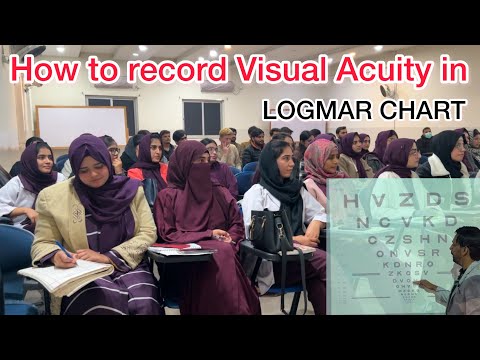 Visual Acuity in logmar chart || comparison between snellen and logmar ...
