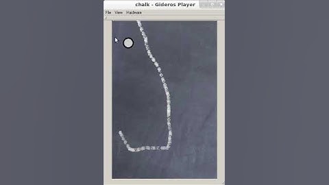 Very simple "chalk ball" example with Gideros Mobile