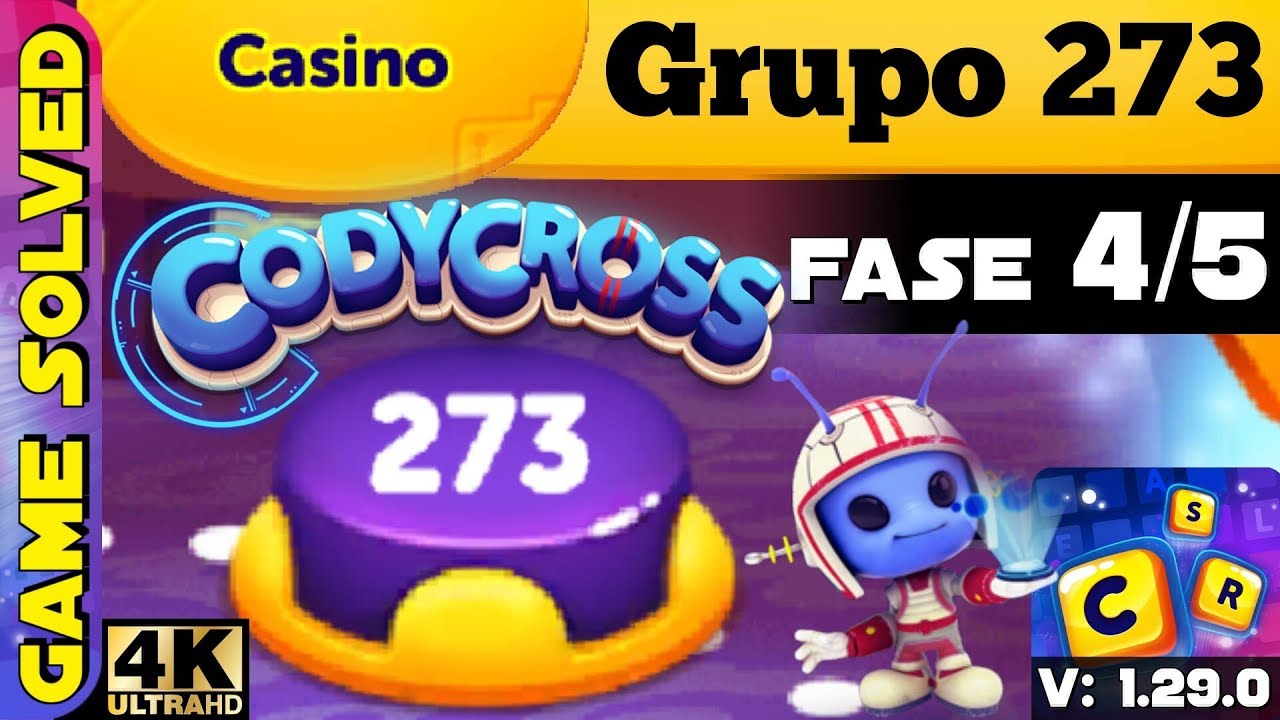 CodyCross Crucigramas Casino Grupo 273 Fase 4/5 YouTube CodyCross Crucigramas Casino Grupo 273 Fase 4/5 YouTube