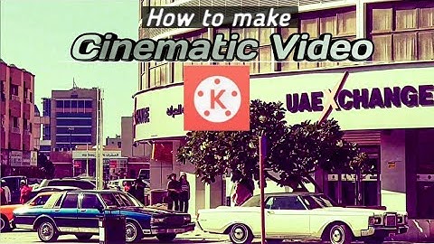 How to make old cinematic video using Kinemaster | kinemaster tutorial | Hindi
