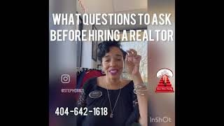 Questions to ask before hiring a realtor