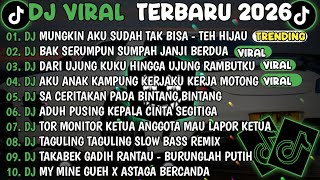 DJ TIKTOK TERBARU 2026🎵DJ MUNGKIN AKU SUDAH TAK BISA JATUH CINTA - DJ TEH HIJAU TULUS🎵DJ MIMPI MANIS