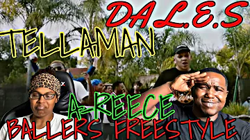 DA L.E.S FT A-REECE & TELLAMAN - BALLERS FREESTYLE (OFFICIAL MUSIC VIDEO) | REACTION
