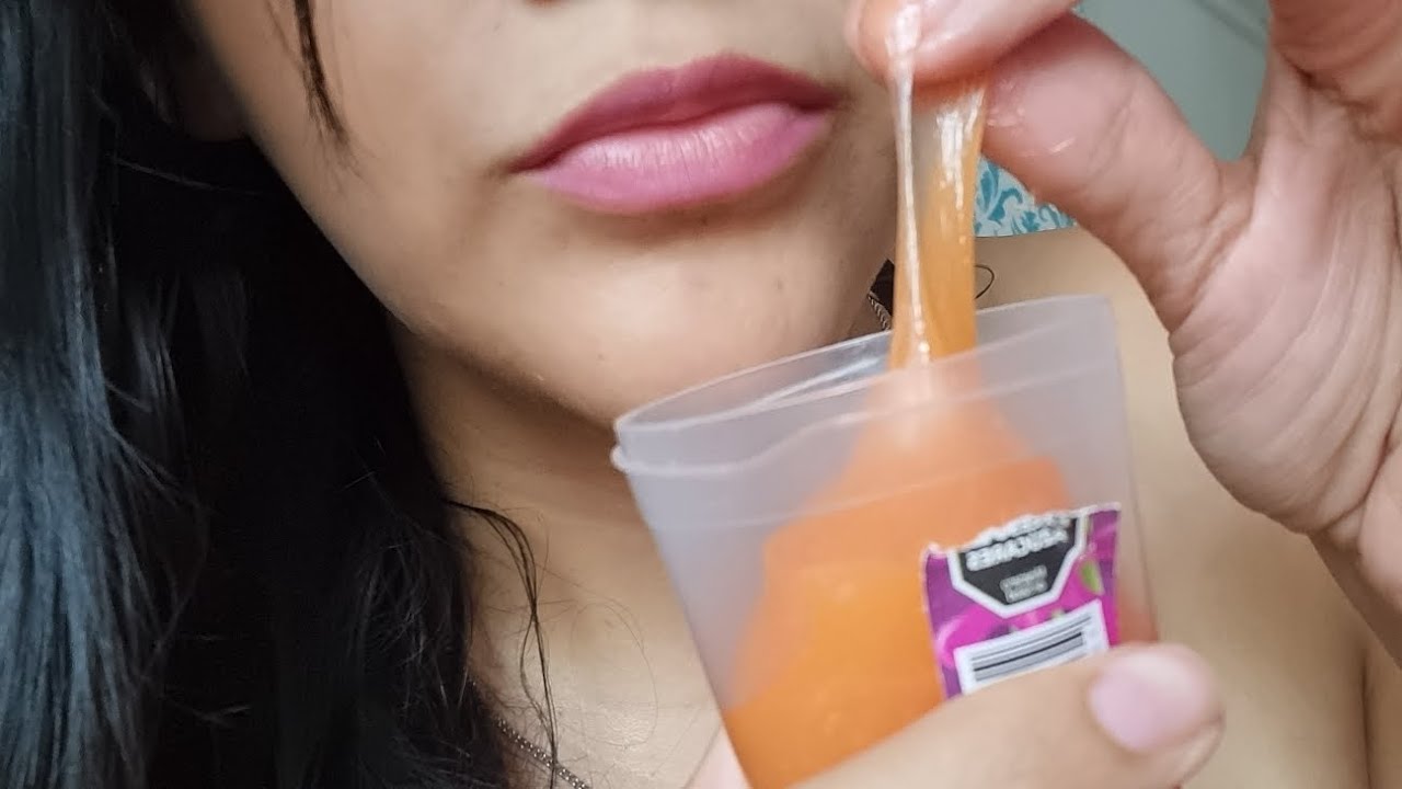 ASMR comiendo Slime comestible sin hablar