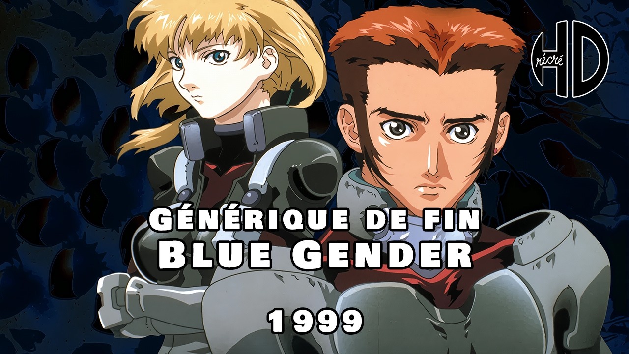 Générique de fin de Blue Gender (ブルージェンダー) - 1999 - HD