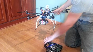 Multiwii Hexacopter gimbal demo