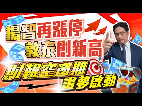 陳建雄【雄才戰略】揚智再漲停! 敦泰創新高! 財報空窗期 畫夢啟動 下一檔即將發動! 2023/11/16