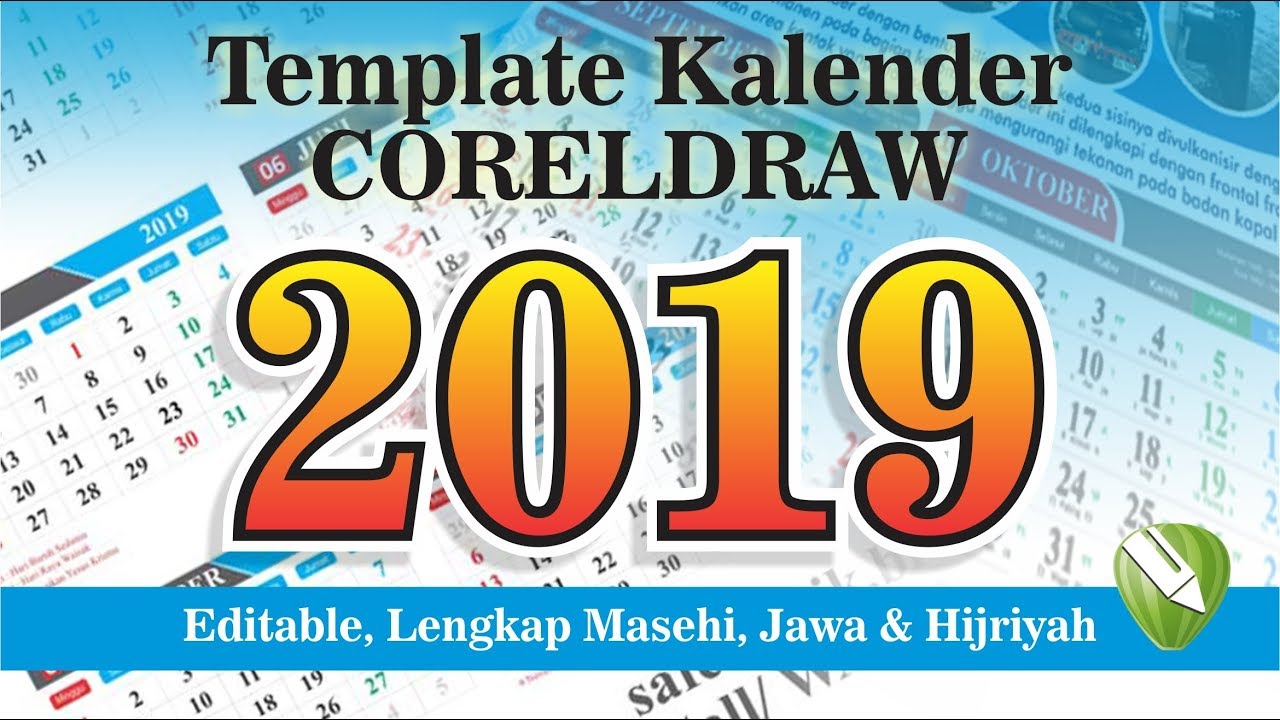 Download Template Kalender 2019 YouTube