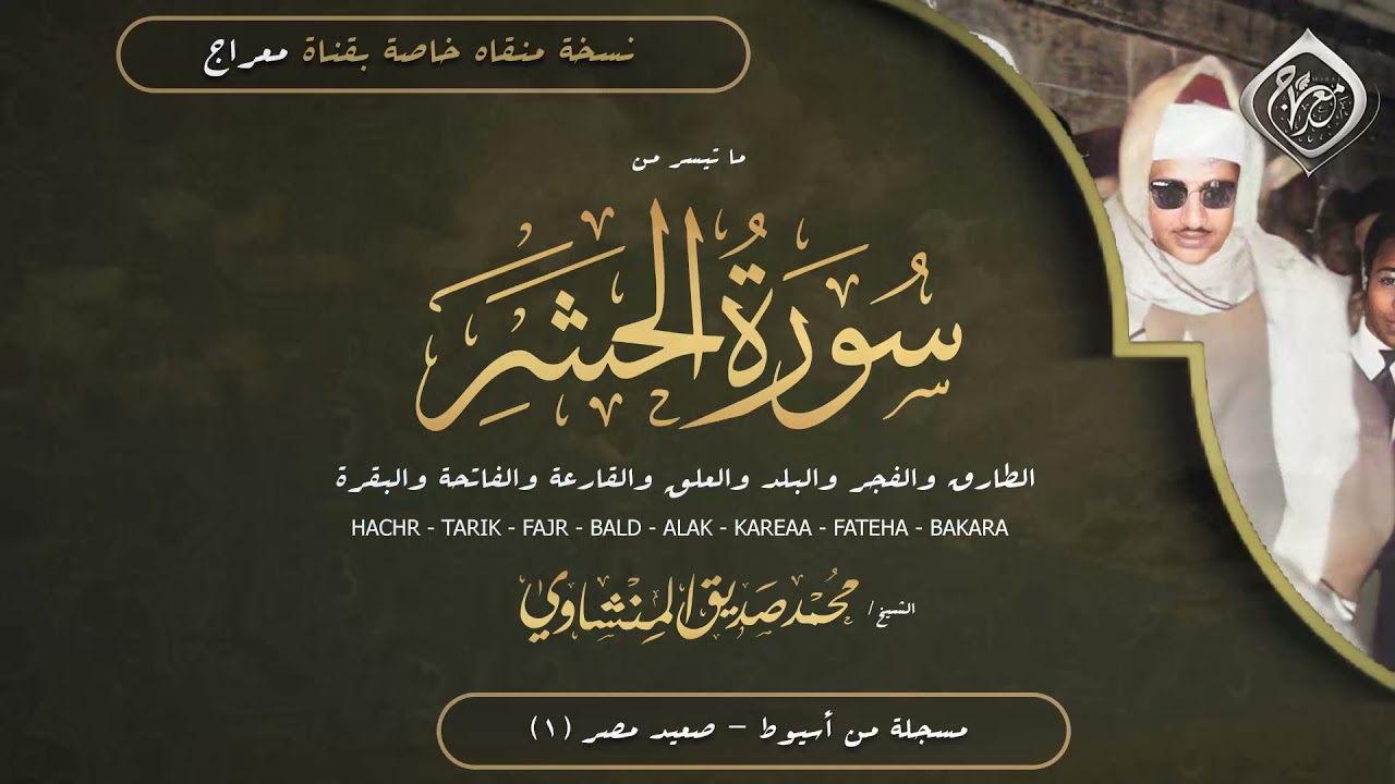 الحشر  🌸 الطارق  🌸 الفجر 🌸  البلد 🌸  العلق  🌸 القارعة  🌸 الفاتحة  🌸 البقرة | تلاوة طويلة للمحبين !!