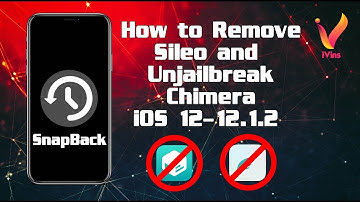 How to Unjailbreak Chimera & Delete Sileo without Restoring | SnapBack | (NO COMP) | iOS 12 - 12.1.2