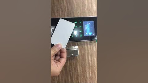 Demo of opening and closing from above DHI-ASI2212H-W (Demo đóng mở khóa từ trên DHI ASI2212H W)