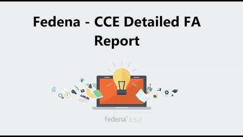 Fedena - CCE Detailed FA Report