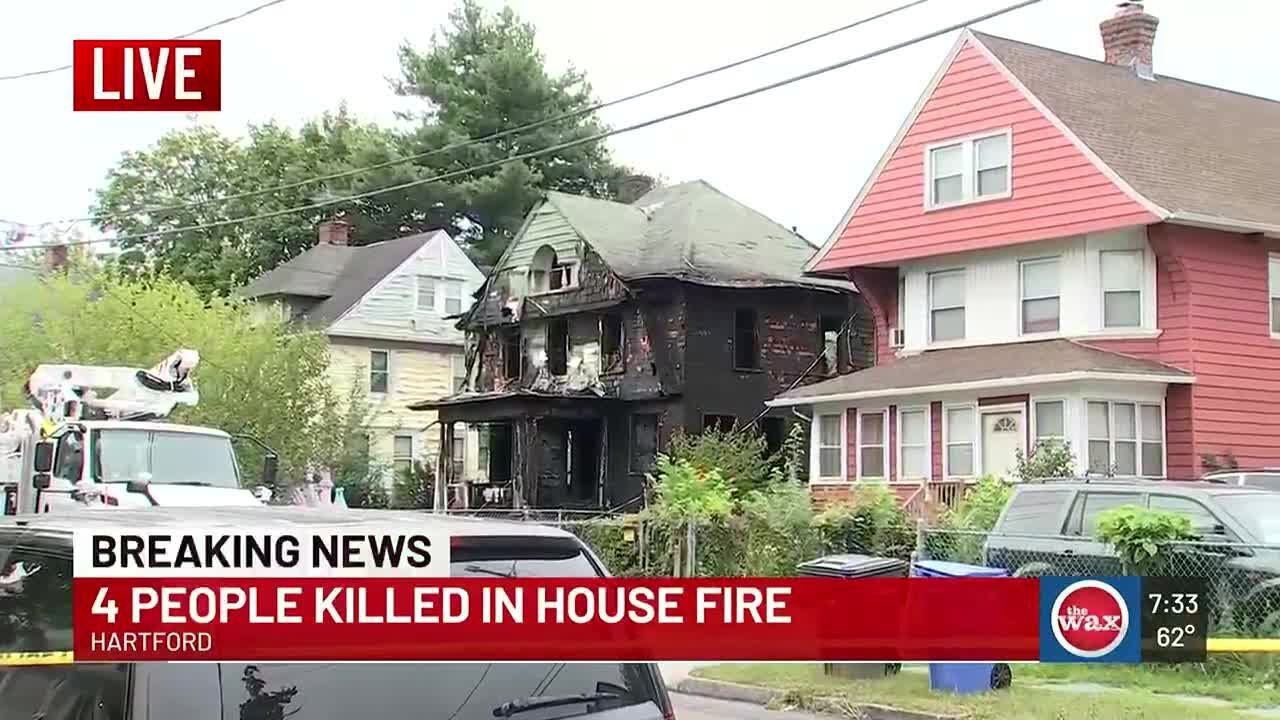 VIDEO: Fire leaves four dead in Hartford
