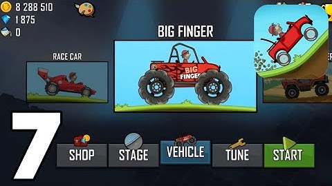HILL CLIMB RACING : BIG FINGER CAR REVIEW  | Gameplay Walkthrough PART 7 (No Commentary) (Android)