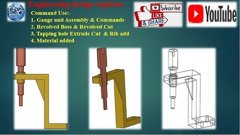 Gauge Unit assembly | Industry level design | solidworks mechanical design