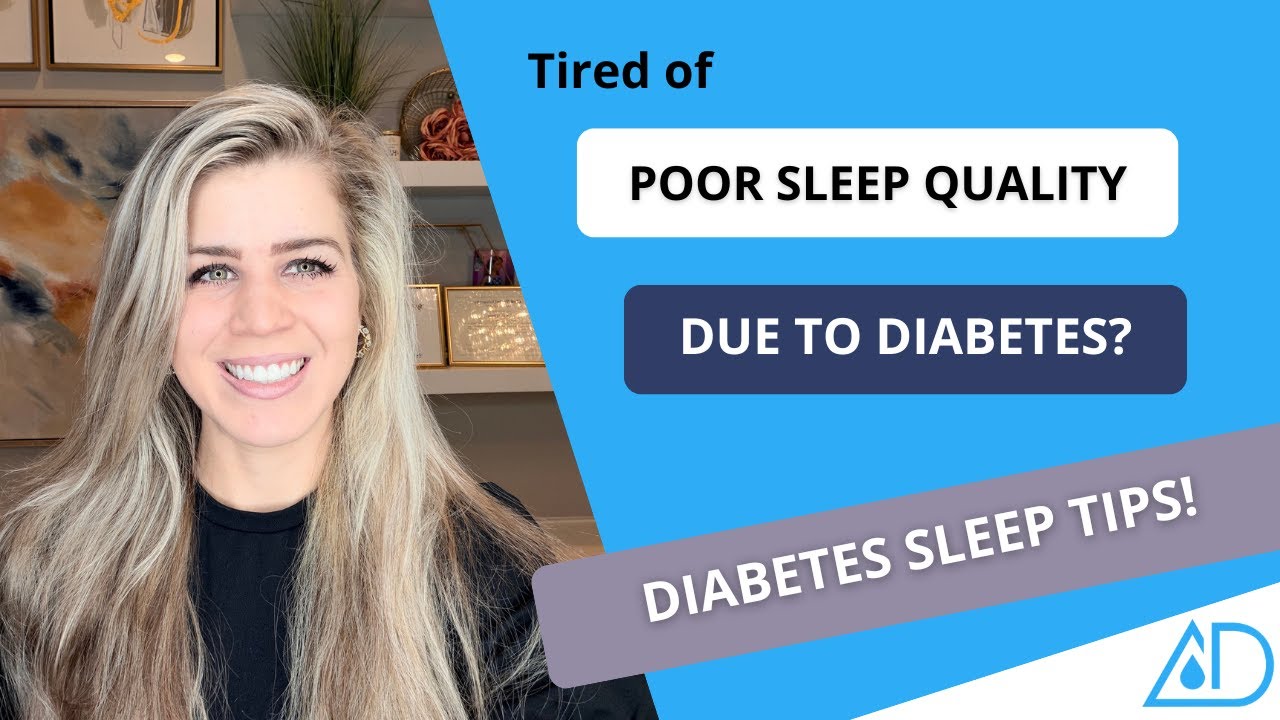 Устали от плохого качества сна из-за диабета? Следите за советами по сну!