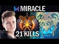 NIGMA.MIRACLE MORPHLING WITH 21 KILLS - DOTA 2 7.29 GAMEPLAY