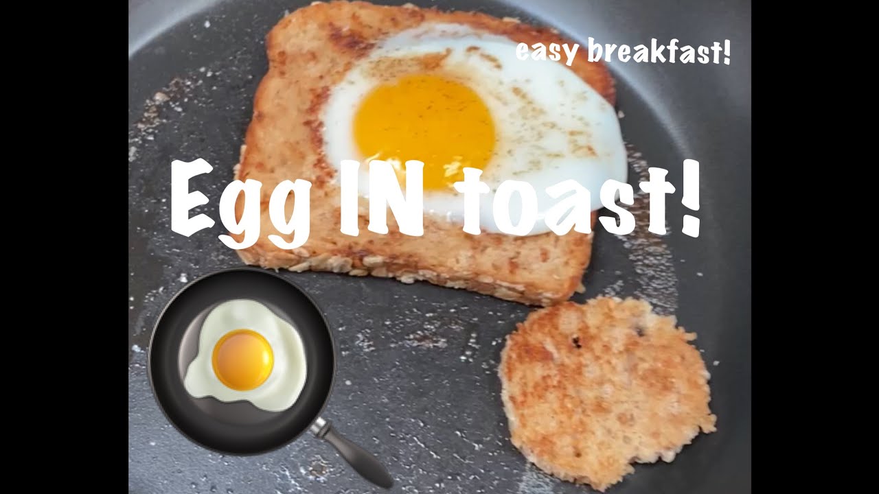 Egg IN toast?! Easy breakfast recipe! YouTube