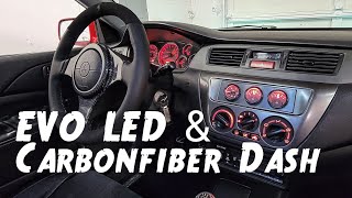 Evo 8/9 MR LED & Carbonfiber Install! *Must Do*