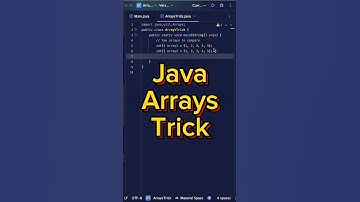 Java Arrays Trick